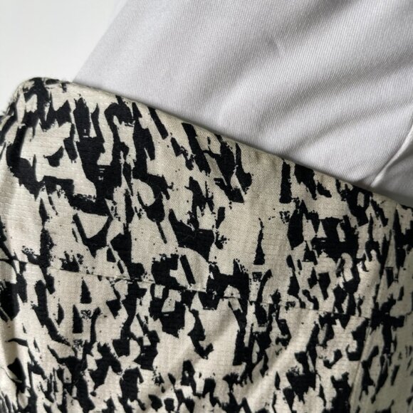 Cynthia Steffe Women's Black White Ruffle Mini Strapless Dress Size 2 - Picture 6 of 16